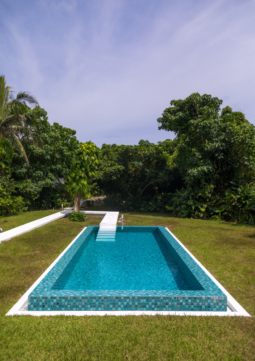 Jusandi hotel private swimming pool, Yaeyama Islands, Ishigaki, Japan