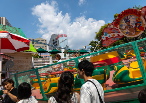 Carousel in Hanayashiki park, Kanto region, Tokyo, Japan