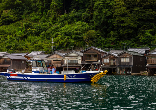 Funaya fishermen houses, Kyoto prefecture, Ine, Japan