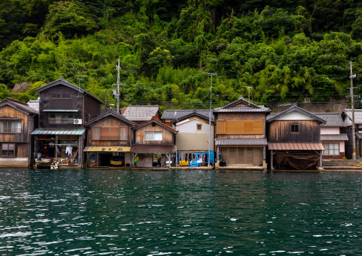 Funaya fishermen houses, Kyoto prefecture, Ine, Japan