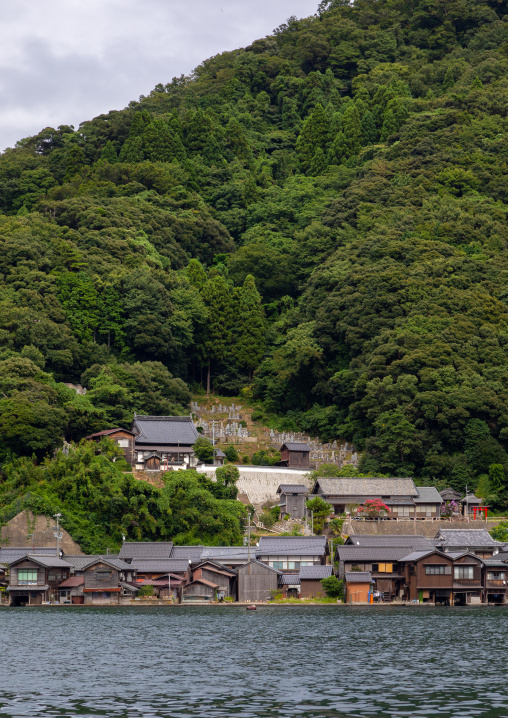 Funaya fishermen houses, Kyoto prefecture, Ine, Japan