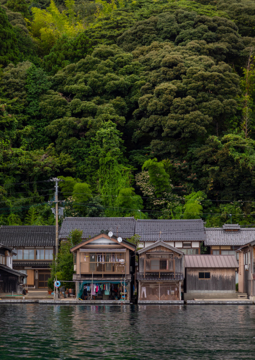 Funaya fishermen houses, Kyoto prefecture, Ine, Japan