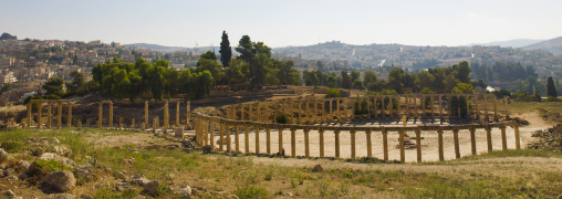 Colonnaded Street  Roman Ruins, Jerash, Jordan