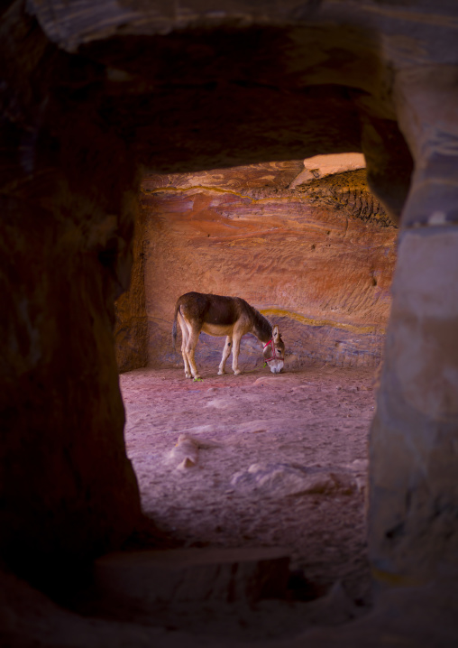 Inside A Tomb, Petra, Jordan