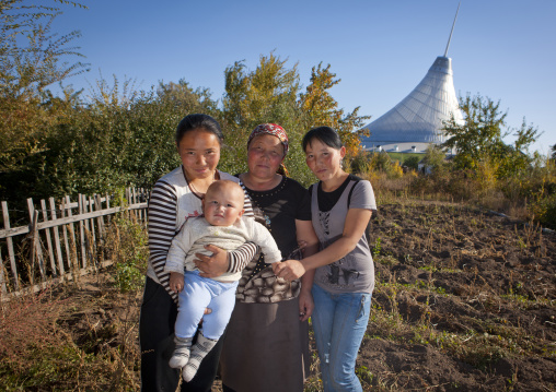 Family Living In The Poor Suburbs Of Astana, Kazakhstan