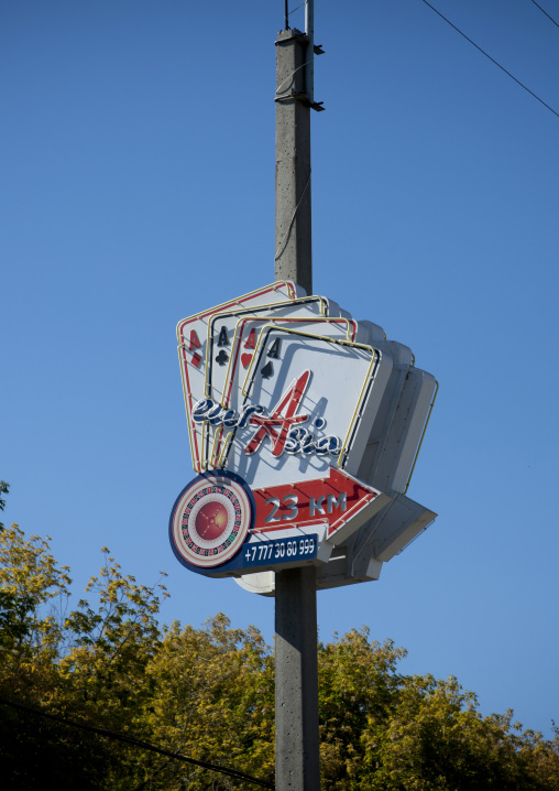 Casino Hoardings In Burabay, Kazakhstan