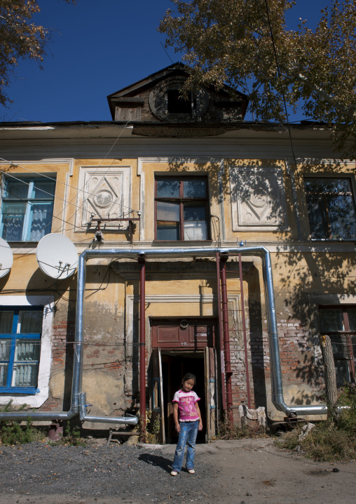 Old Stalinka House In Astana, Kazakhstan