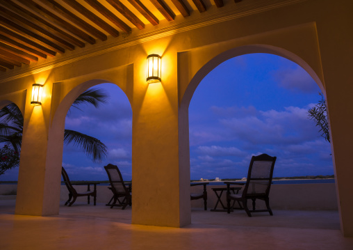 Forodhani house at night, Lamu county, Shela, Kenya