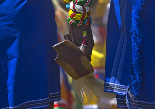 Rendille tribesmen bracelet and headrest, Turkana lake, Loiyangalani, Kenya