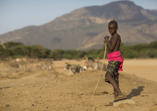 Rendille tribe boy, Marsabit district, Ngurunit, Kenya