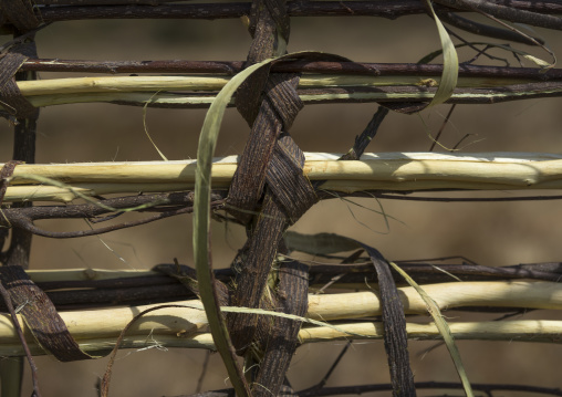 Detail of a borana tribe hut, Chalbi desert, Marsabit, Kenya