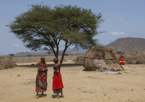 Rendille tribeswomen, Marsabit district, Ngurunit, Kenya