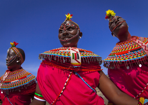 Rendille tribeswomen, Turkana lake, Loiyangalani, Kenya