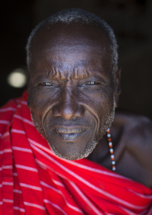 Samburu old tribesman, Samburu county, Samburu national reserve, Kenya