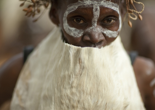 Portrait of a Tharaka tribe woman, Laikipia County, Mount Kenya, Kenya