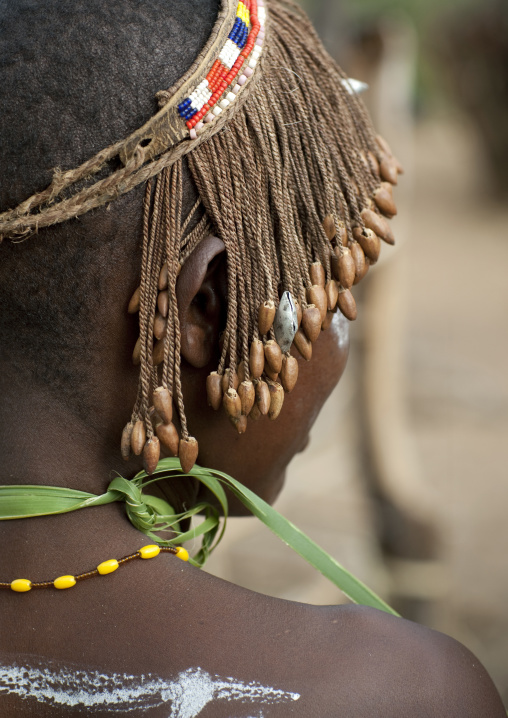 Portrait of a Tharaka tribe woman, Laikipia County, Mount Kenya, Kenya