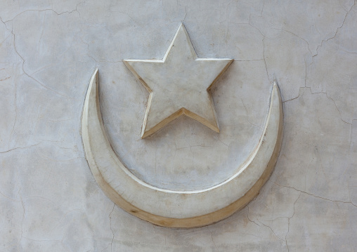 Plasterwork on the friday mosque wall, Lamu County, Shela, Kenya