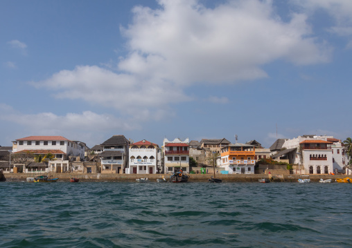 The old town seen from the sea, Lamu county, Lamu town, Kenya