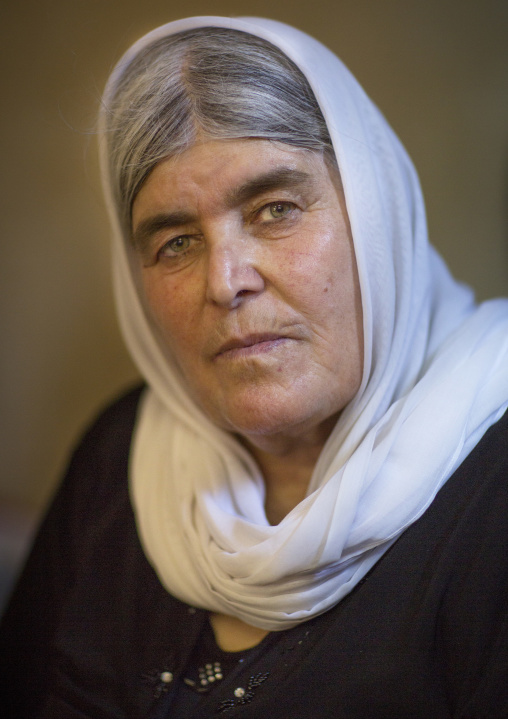 Yazidi Woman In The Temple City Of Lalesh, Kurdistan, Iraq