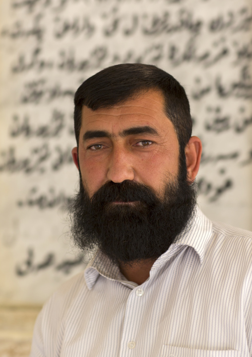 Yazidi Priest Inside The Temple City Of Lalesh, Kurdistan, Iraq