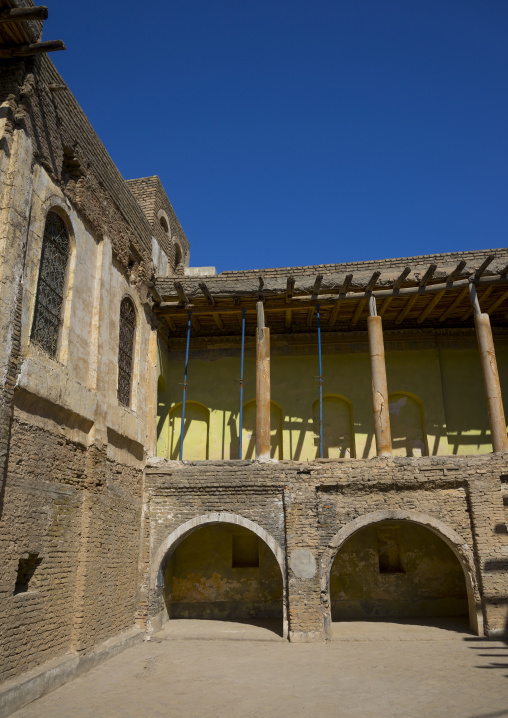 The Courtyard Of One Of The Houses In The Erbil Citadel, Kurdistan, Iraq