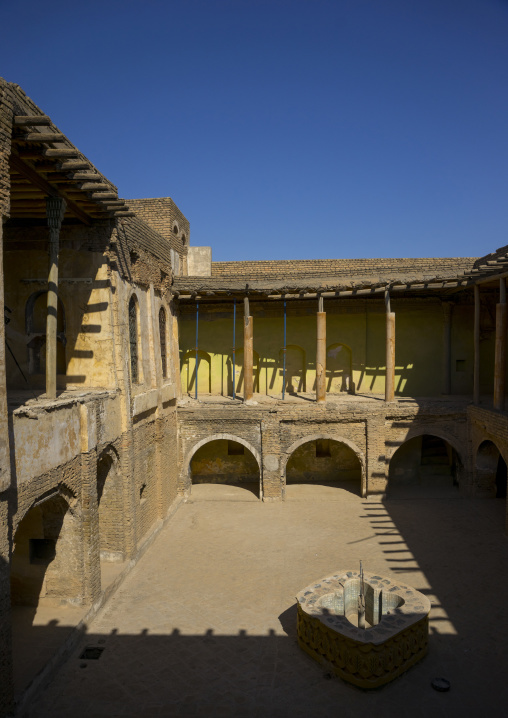 The Courtyard Of One Of The Houses In The Erbil Citadel, Kurdistan, Iraq