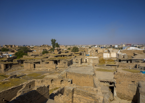 Old Houses With Flat Roofs Inside The Citadel, Erbil, Kurdistan, Iraq