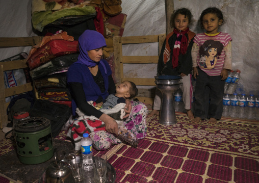 Yezedi Refugees From Sinjar, Duhok, Kurdistan, Iraq