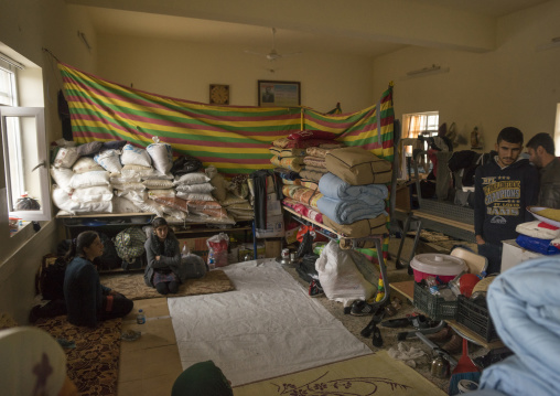 Yezedi Refugees From Sinjar Living In A School, Zohar, Kurdistan, Iraq