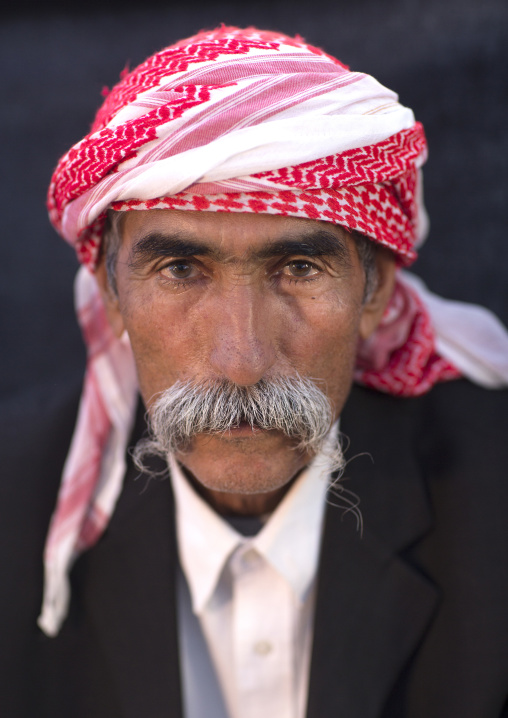 Yezidi Refugee Man Displaced From Sinjar Living In Lalesh Temple, Kurdistan, Iraq