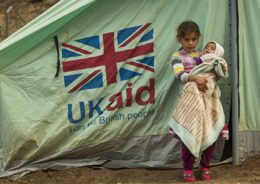 Yezedi Refugee Children From Sinjar, Lalesh, Kurdistan, Iraq