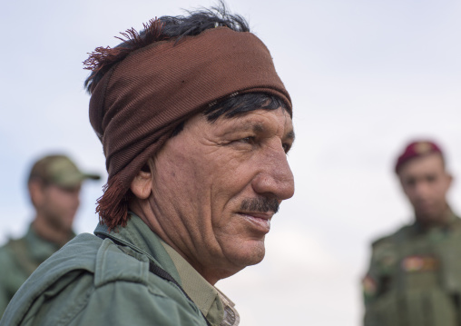 Kurdish Peshmergas On The Frontline, Duhok, Kurdistan, Iraq