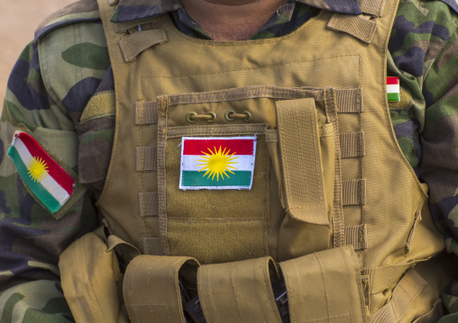 Kurdish Peshmerga On The Frontline, Duhok, Kurdistan, Iraq