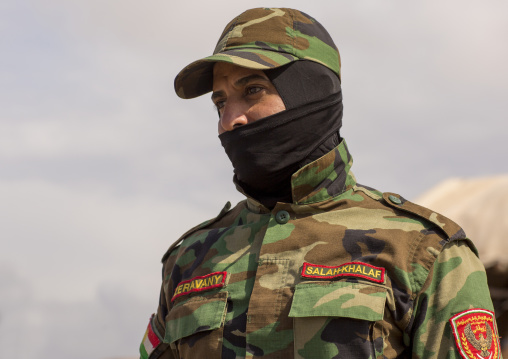 Kurdish Peshmerga On The Frontline, Duhok, Kurdistan, Iraq