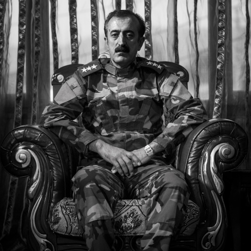 Peshmerga Colonel Yousuf Majid, Sulaymaniyah, Kurdistan, Iraq