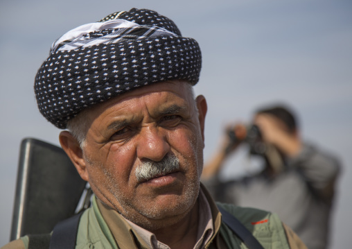 Kurdish Peshmerga On The Frontline, Kirkuk, Kurdistan, Iraq