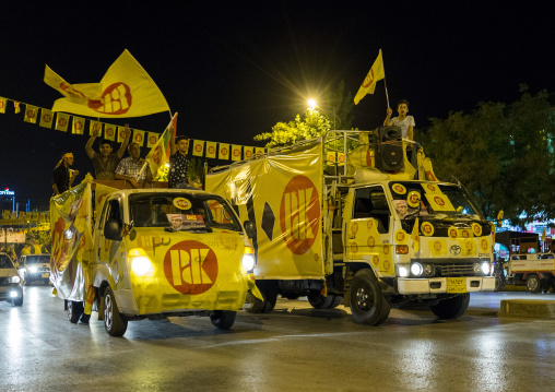 Kdp Meeting During Elections, Suleymanyah, Kurdistan, Iraq