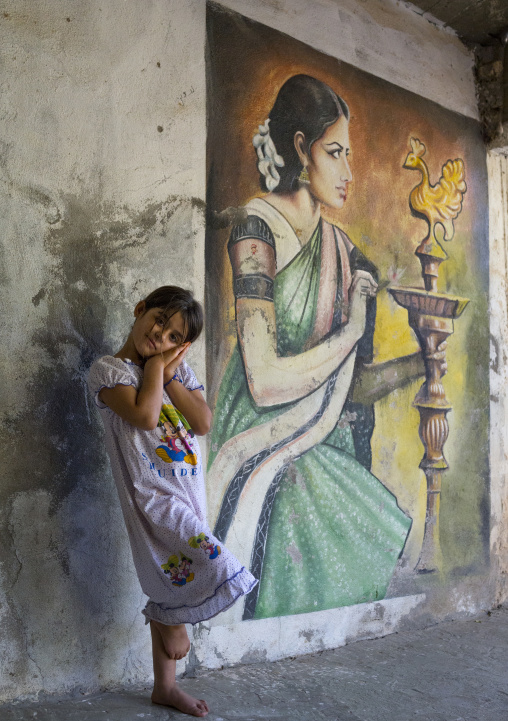 Yazidi Child In The Temple City Of Lalesh, Kurdistan, Iraq