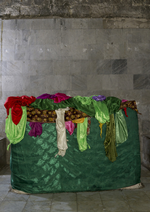 Yazidi Grave Inside The Temple City Of Lalesh, Kurdistan, Iraq