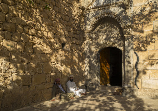 Yazidi Priests In The Temple City Of Lalesh, Kurdistan, Iraq