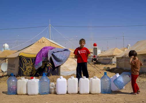 Syrian Refugee Camp, Erbil, Kurdistan, Iraq