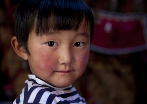 Young Kyrgyz Boy, Kyzart River, Kyrgyzstan