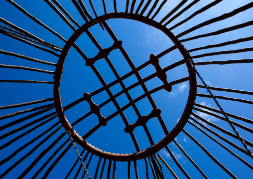 Wooden Frame Of A Yurt, Saralasaz Jailoo, Kyrgyzstan