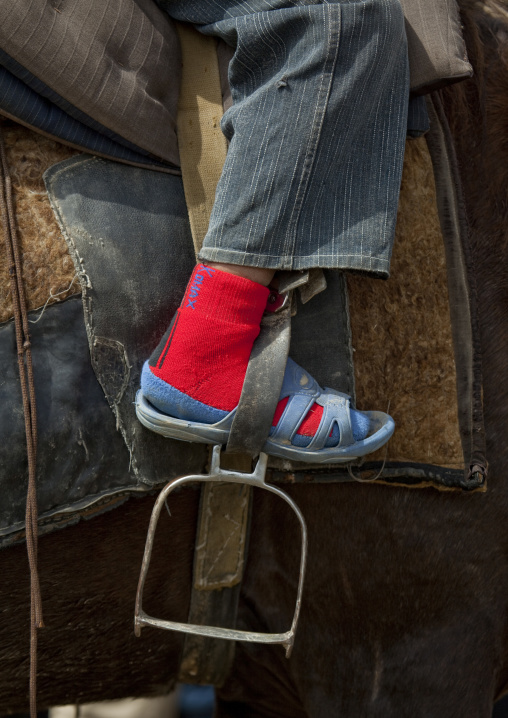 Foot And Stirrup, Saralasaz Jailoo, Kyrgyzstan