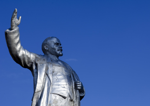 Statue Of Lenin In Kochkor, Kyrgyzstan