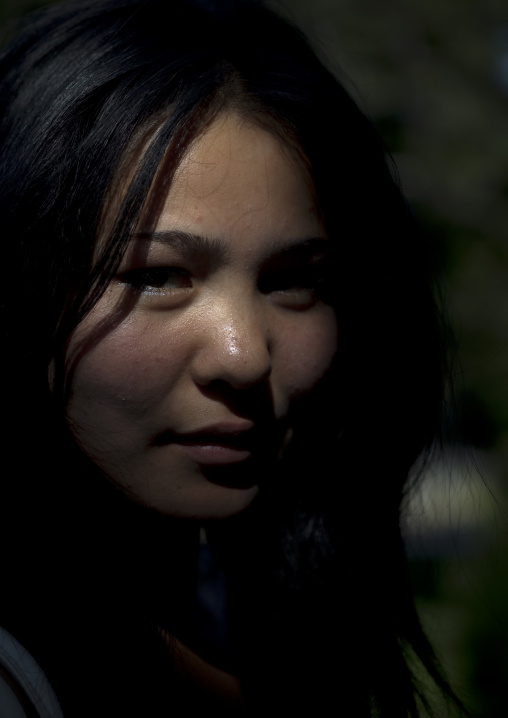 Beautiful Teenage Girl Posing, Bishkek, Kyrgyzstan