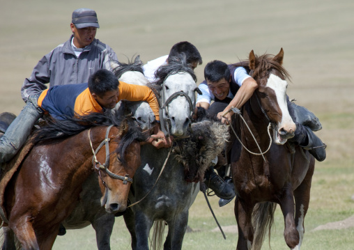 Men Playing A Horse Game, Song Kol Lake Area, Kyrgyzstan