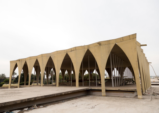 The lebanese pavillon at the Rachid Karami international exhibition center designed by brazilian architect Oscar Niemeyer, North Governorate, Tripoli, Lebanon