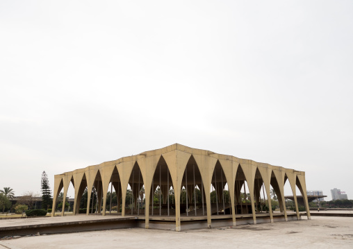 The lebanese pavillon at the Rachid Karami international exhibition center designed by brazilian architect Oscar Niemeyer, North Governorate, Tripoli, Lebanon