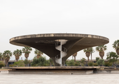 Helipad in the the Rachid Karami international exhibition center designed by brazilian architect Oscar Niemeyer, North Governorate, Tripoli, Lebanon